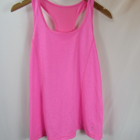 Danskin Tops - Danskin Now Semi Fitted Pink Racer Back Tank Top